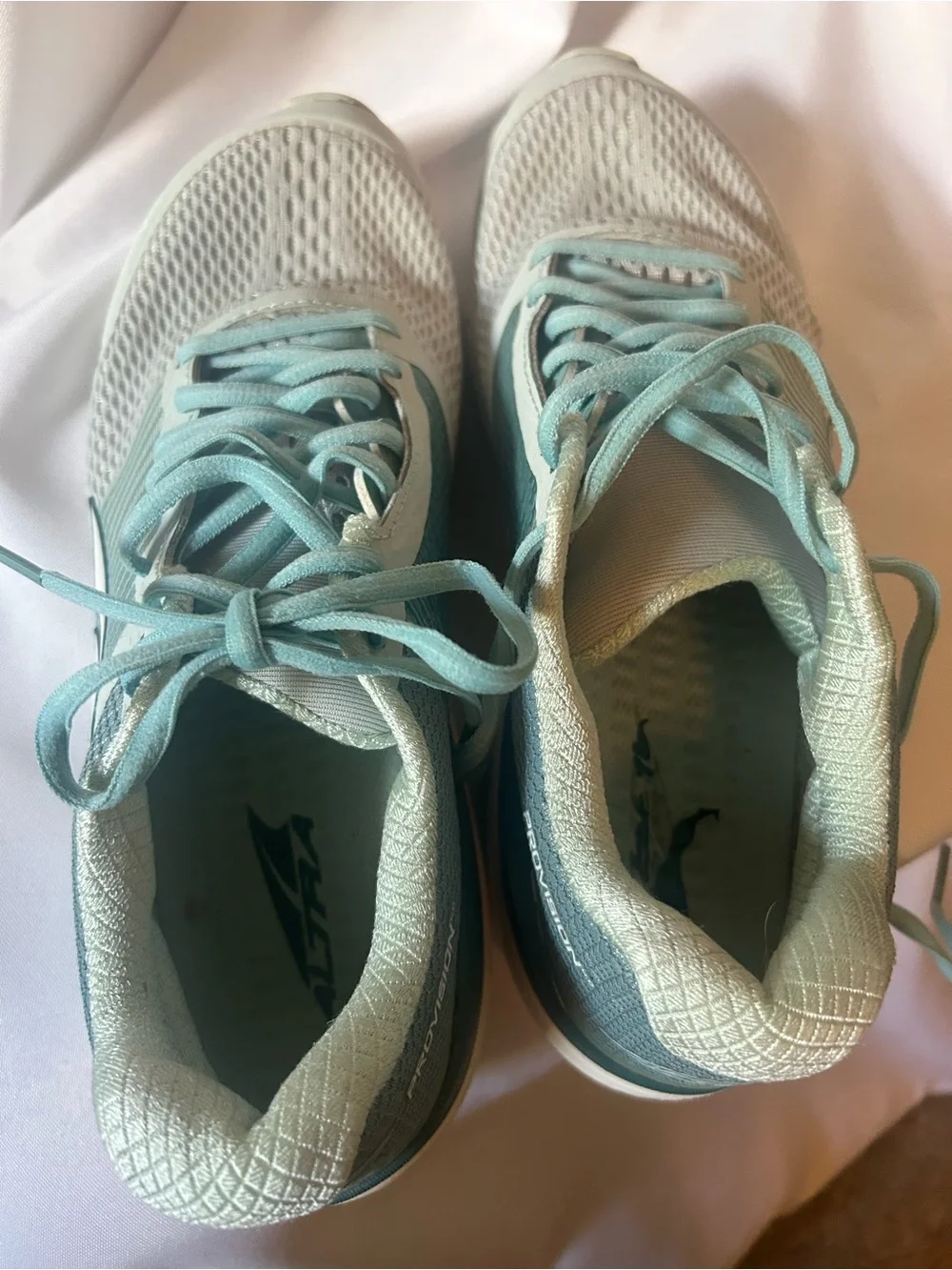 Altra Women’s Provision Running Shoes in Light Teal and Mint